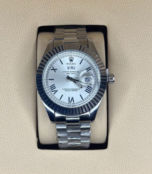 Rolex Datejust watch.