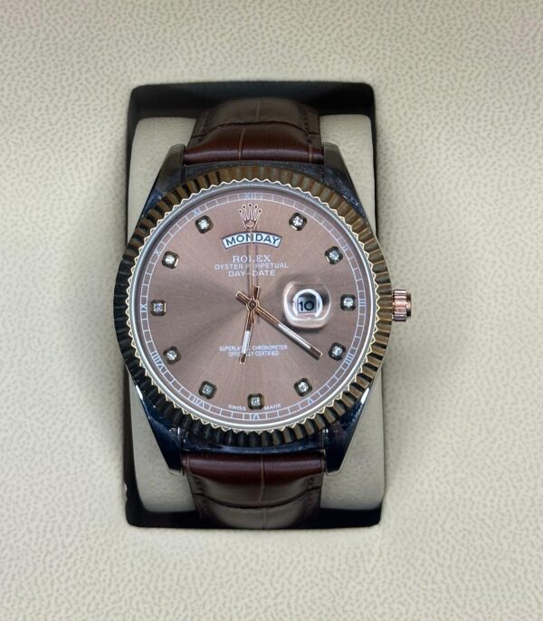 Rolex Day-Date with Dark Brown Dial
