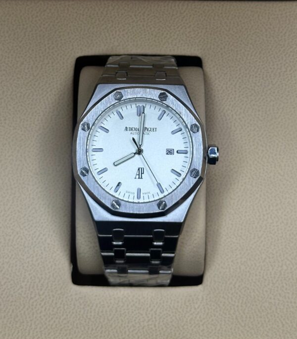 Audemars Piguet Royal Oak watch with White Dial