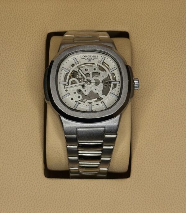 Patek Philippe Nautilus and  Skeletonized or Open-Worked with Perpetual Calendar in white gold