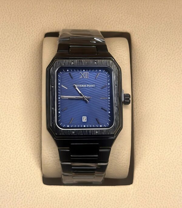Universe point Square Black Dail Watch