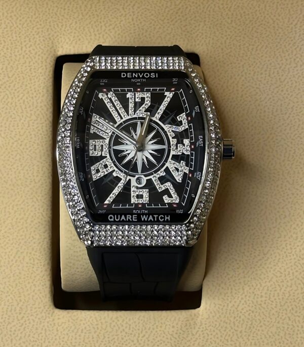 DENVORI Quare Watch with Black Dial