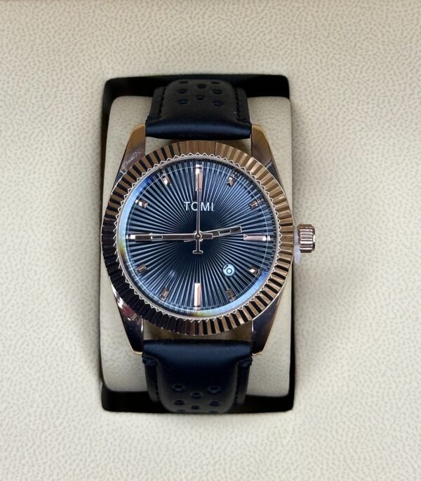 TOMI T-102 Face Gear Dual Strap Luxury Watch.